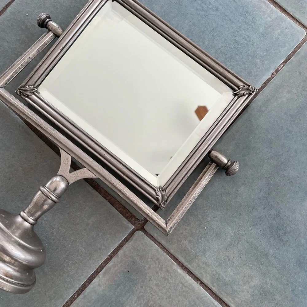 Norblin & Co style swivel tabletop mirror